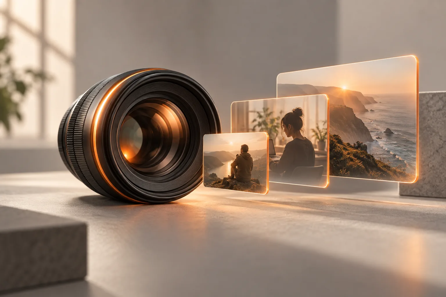 Camera lens and multiple video formats